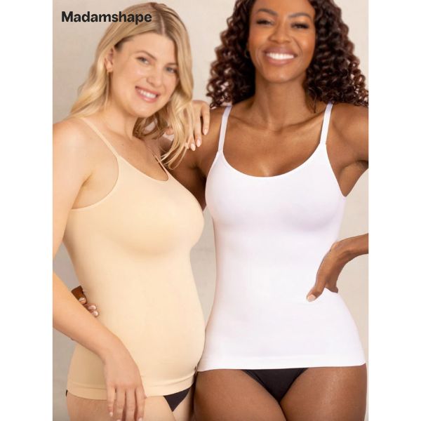 Modelująca koszulka na cienkich ramiączkach